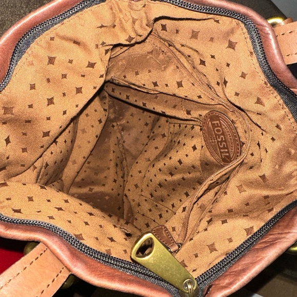 FOSSIL large leather hobo bag - Picture 4 of 7